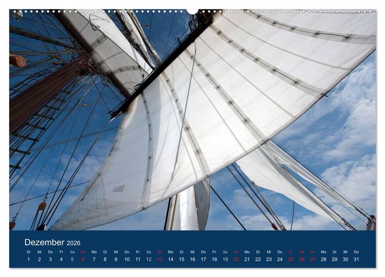 Produktbild: Segelregatta (Wandkalender 2026 DIN A2 quer), CALVENDO Monatskalender
