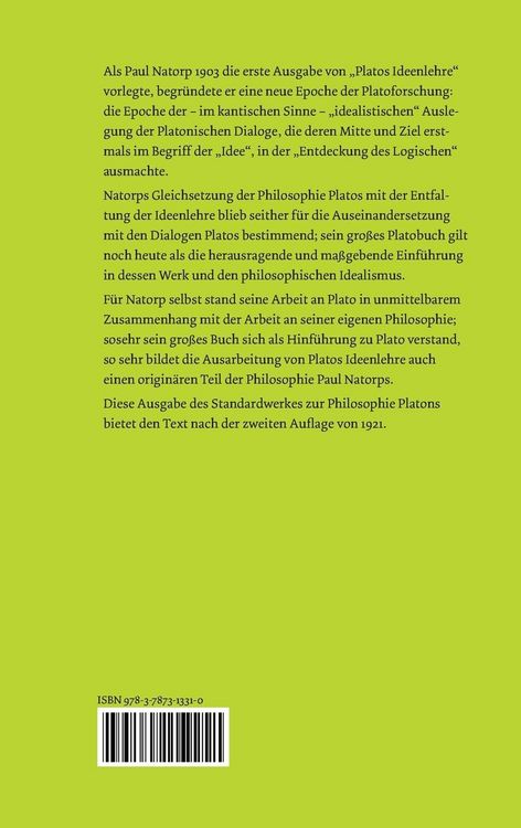 Produktbild: Platos Ideenlehre