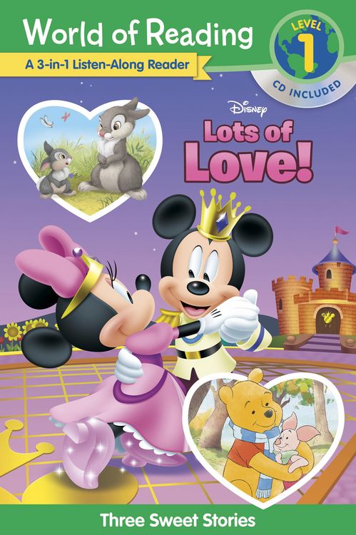 Produktbild: World of Reading: Disney's Lots of Love Collection 3-In-1 Listen Along Reader-Level 1