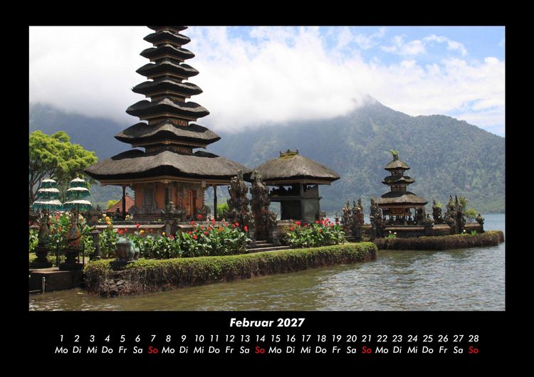 Produktbild: Tempel 2027 Fotokalender DIN A3