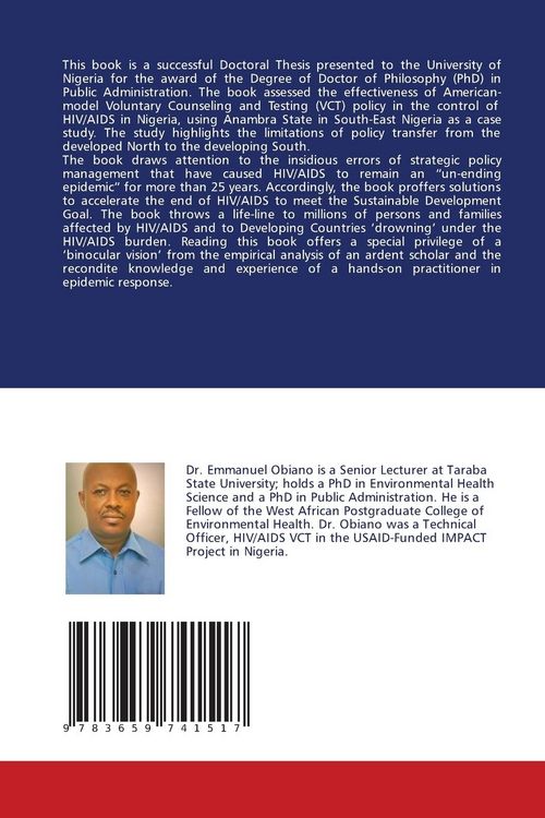 Produktbild: Error in Hiv/aids Prevention and Control