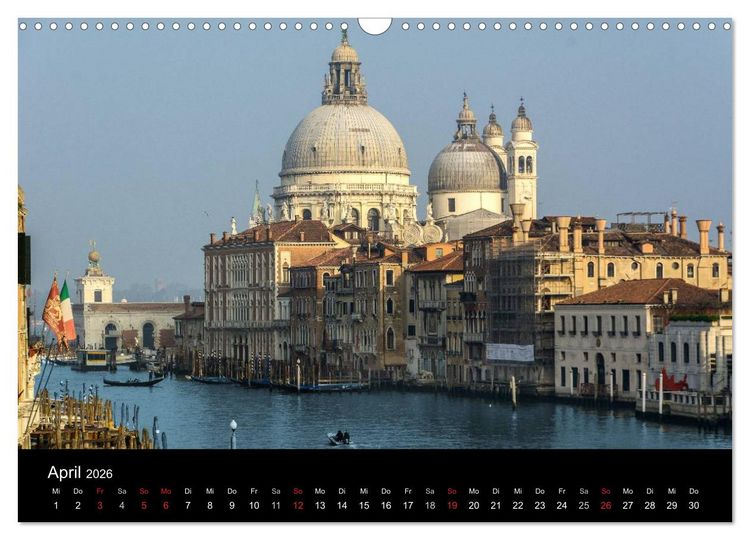 Produktbild: Venedig - la Serenissima (Wandkalender 2026 DIN A3 quer), CALVENDO Monatskalender