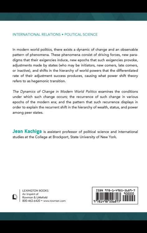Produktbild: Dynamics of Change in Modern World Politics