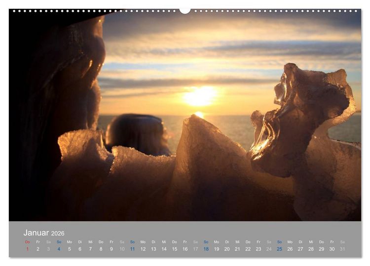 Produktbild: PLANET USEDOM Sonnenaufg&auml;nge (Wandkalender 2026 DIN A2 quer), CALVENDO Monatskalender