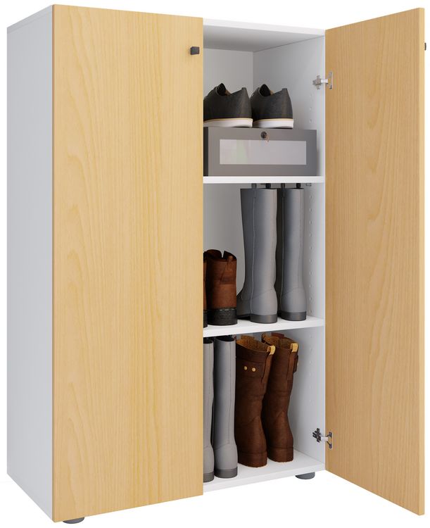 Produktbild: Holz Schuhschrank Schuhregal Schuhkommode Lona 3