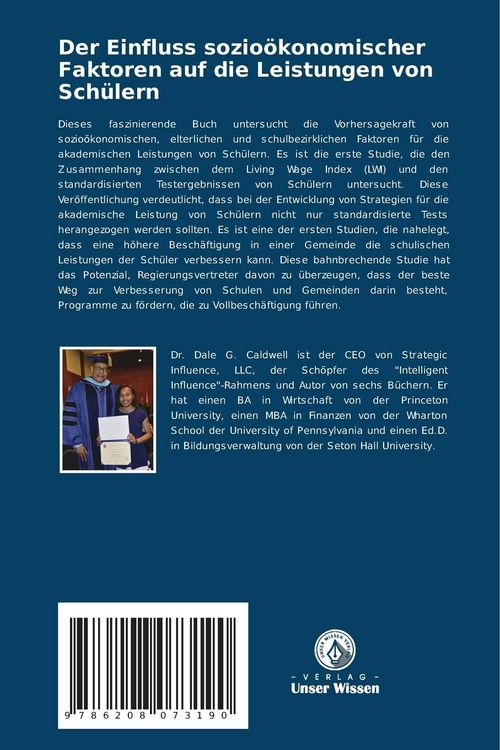 Produktbild: Der Einfluss sozio&ouml;konomischer Faktoren auf die Leistungen von Sch&uuml;lern