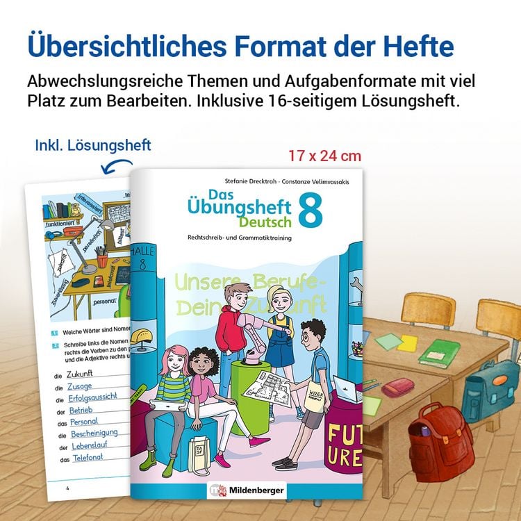 Produktbild: Das &Uuml;bungsheft Deutsch 8