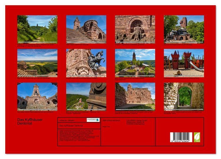 Produktbild: Das Kyffh&auml;user Denkmal (Wandkalender 2026 DIN A3 quer), CALVENDO Monatskalender