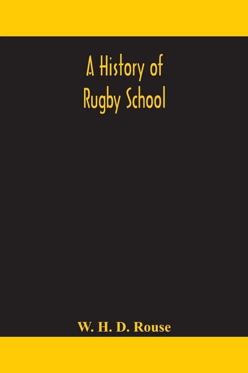 Produktbild: A History Of Rugby School