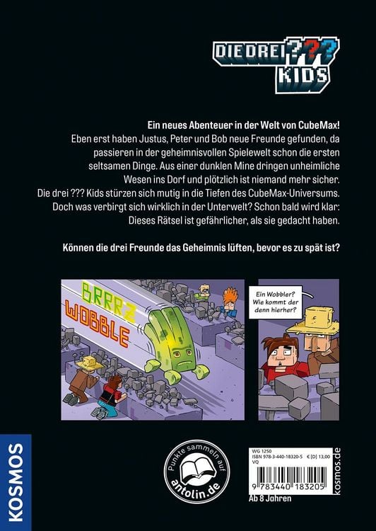 Produktbild: Die drei ??? Kids, Gefangen in CubeMax