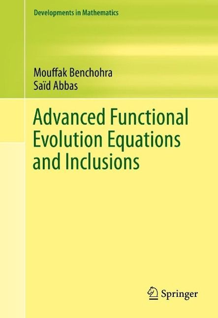 Produktbild: Advanced Functional Evolution Equations and Inclusions