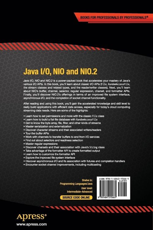 Produktbild: Java I/O, NIO and NIO.2