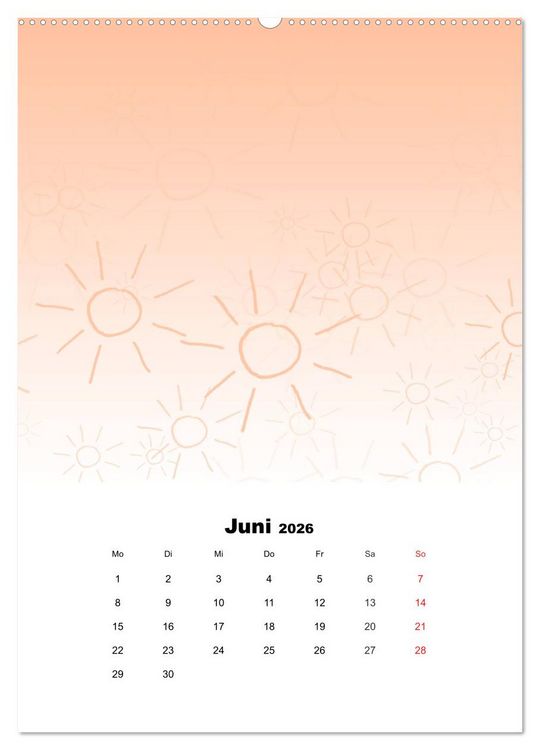 Produktbild: ERINNERUNGEN Zum Selberbasteln (hochwertiger Premium Wandkalender 2026 DIN A2 hoch), Kunstdruck in Hochglanz