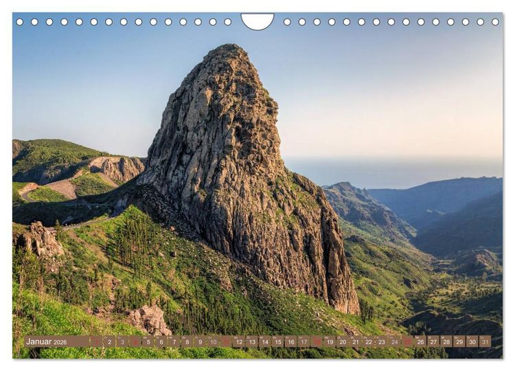 Produktbild: La Gomera Sonne, Meer und Vulkane (Wandkalender 2026 DIN A4 quer), CALVENDO Monatskalender