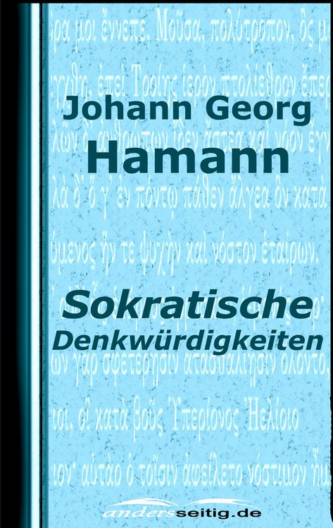 Produktbild: Sokratische Denkw&uuml;rdigkeiten