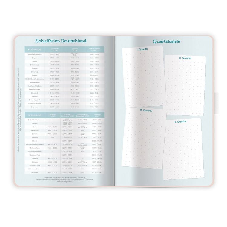 Produktbild: TR&Ouml;TSCH - Sch&uuml;lerkalender Specials mit Gummiband und Stifthalter Calm 26/27
