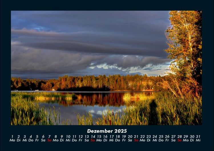 Produktbild: Landschaftskalender 2025 Fotokalender DIN A4