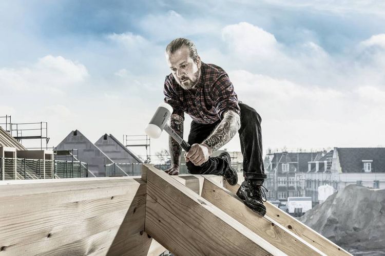Produktbild: Halder SUPERCRAFT 3377.070 Schonhammer ergonomischer Griff, hart 2250g 335mm 1St.