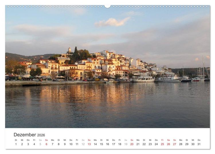 Produktbild: Sporadeninsel Skiathos (Wandkalender 2026 DIN A2 quer), CALVENDO Monatskalender
