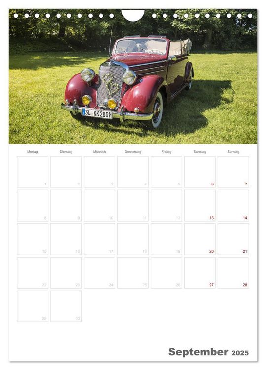 Produktbild: Mercedes Benz 170 SCB (Wandkalender 2025 DIN A4 hoch), CALVENDO Monatskalender