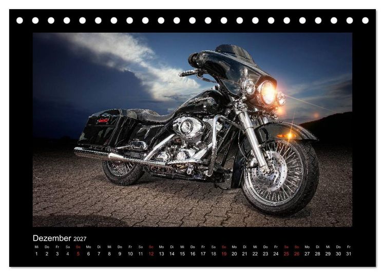 Produktbild: Motorrad-Tr&auml;ume &ndash; Chopper und Custombikes (Tischkalender 2027 DIN A5 quer), CALVENDO Monatskalender