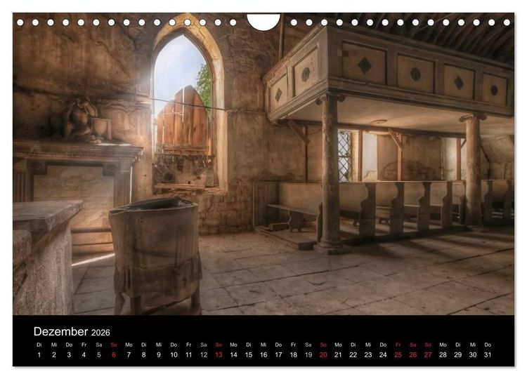 Produktbild: Lost Places - Verlassene Orte (Wandkalender 2026 DIN A4 quer), CALVENDO Monatskalender