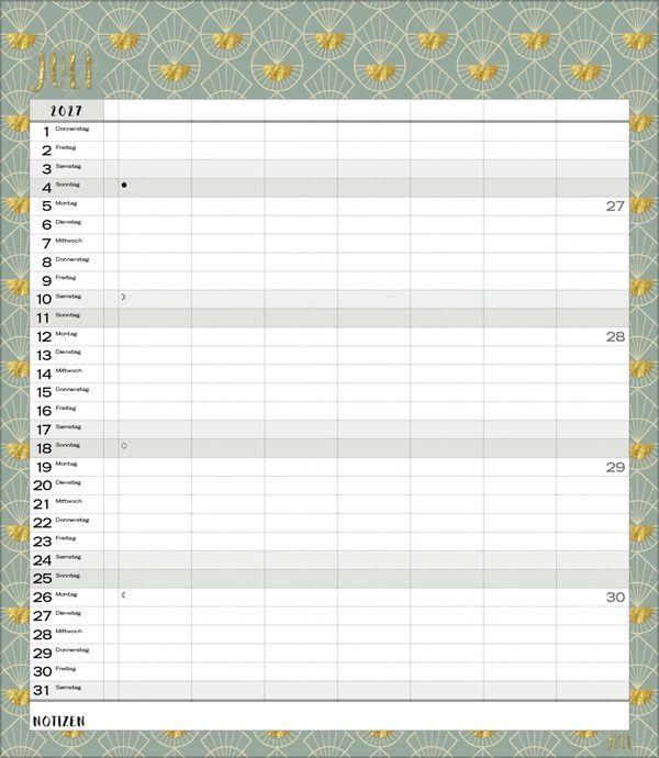 Produktbild: Multiplaner - Time for glamour 2027