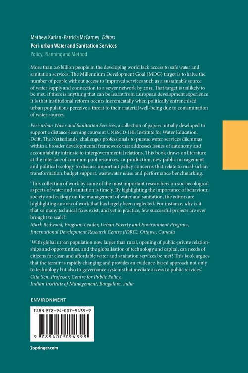 Produktbild: Peri-urban Water and Sanitation Services