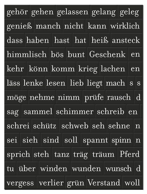 Produktbild: moses. libri_x Magnetische Poesie