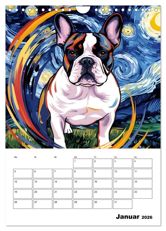 Produktbild: Hundezauber (Wandkalender 2026 DIN A4 hoch), CALVENDO Monatskalender