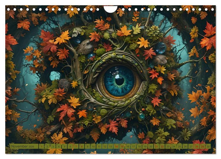 Produktbild: Magische Augen (Wandkalender 2026 DIN A4 quer), CALVENDO Monatskalender