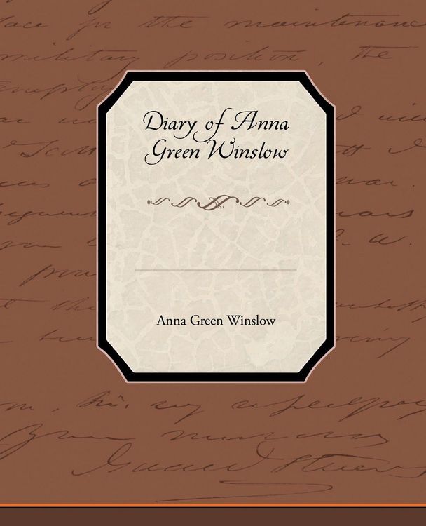 Produktbild: Diary of Anna Green Winslow