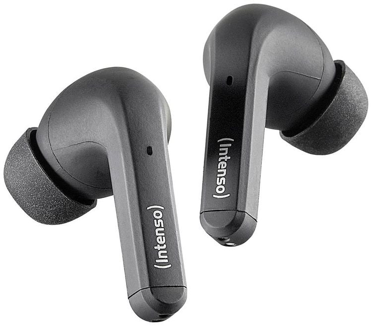 Produktbild: Intenso T300A In Ear Headset Bluetooth® Stereo Schwarz Noise Cancelling Batterieladeanzeige, Headset, Ladecase, Touch-Steuerung