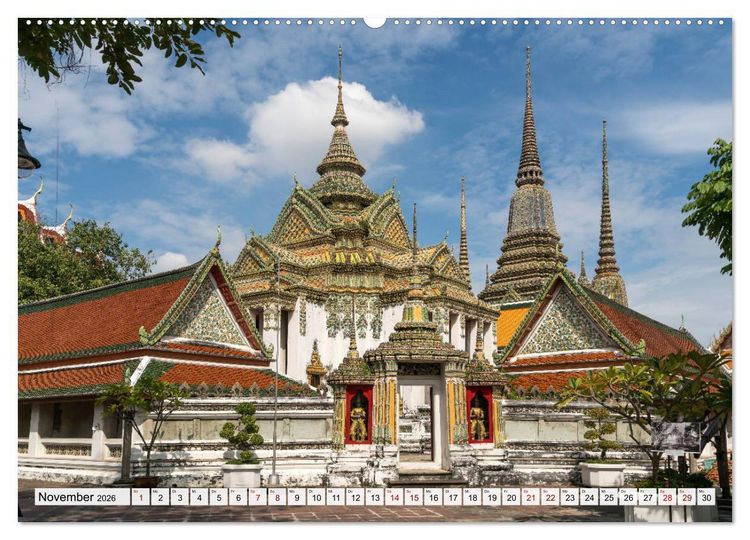 Produktbild: Asiens Tempel (Wandkalender 2026 DIN A2 quer), CALVENDO Monatskalender