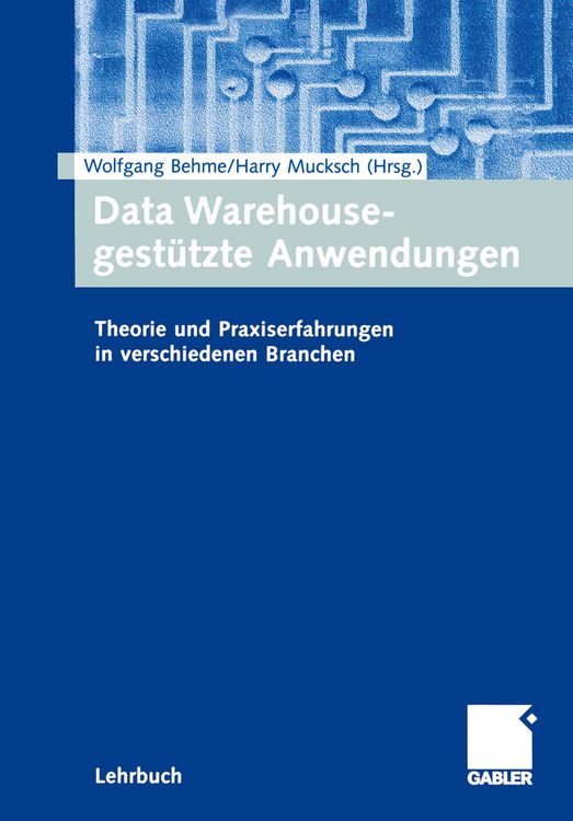Produktbild: Data Warehouse-gest&uuml;tzte Anwendungen