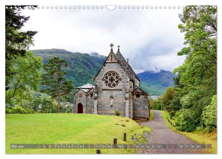 Produktbild: Schottland - Wie gemalt (Wandkalender 2026 DIN A3 quer), CALVENDO Monatskalender