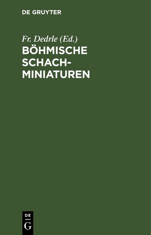 Produktbild: B&ouml;hmische Schachminiaturen