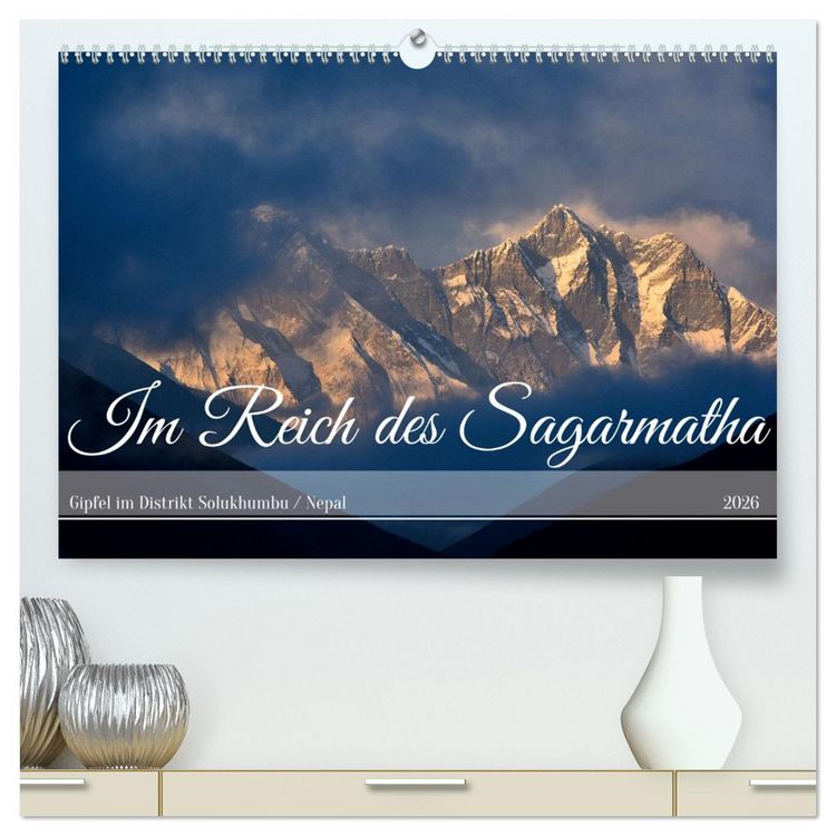 Produktbild: Im Reich des Sagarmatha (hochwertiger Premium Wandkalender 2026 DIN A2 quer), Kunstdruck in Hochglanz