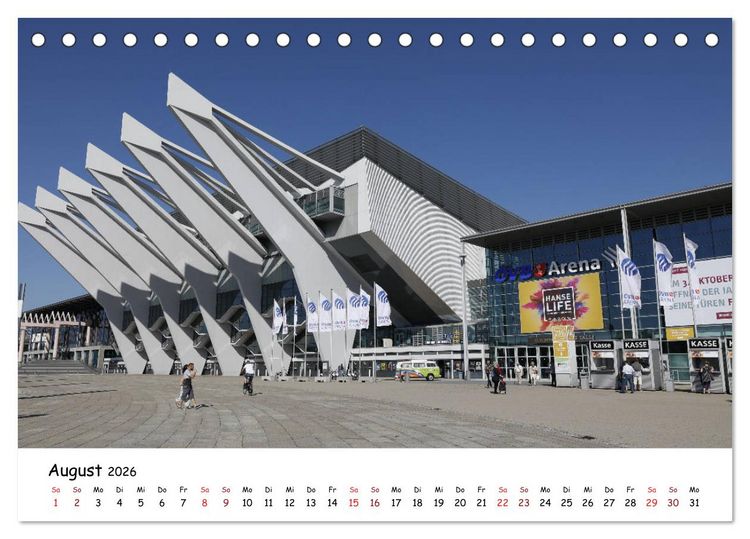 Produktbild: Bremen - Die Hansestadt an der Weser (Tischkalender 2026 DIN A5 quer), CALVENDO Monatskalender