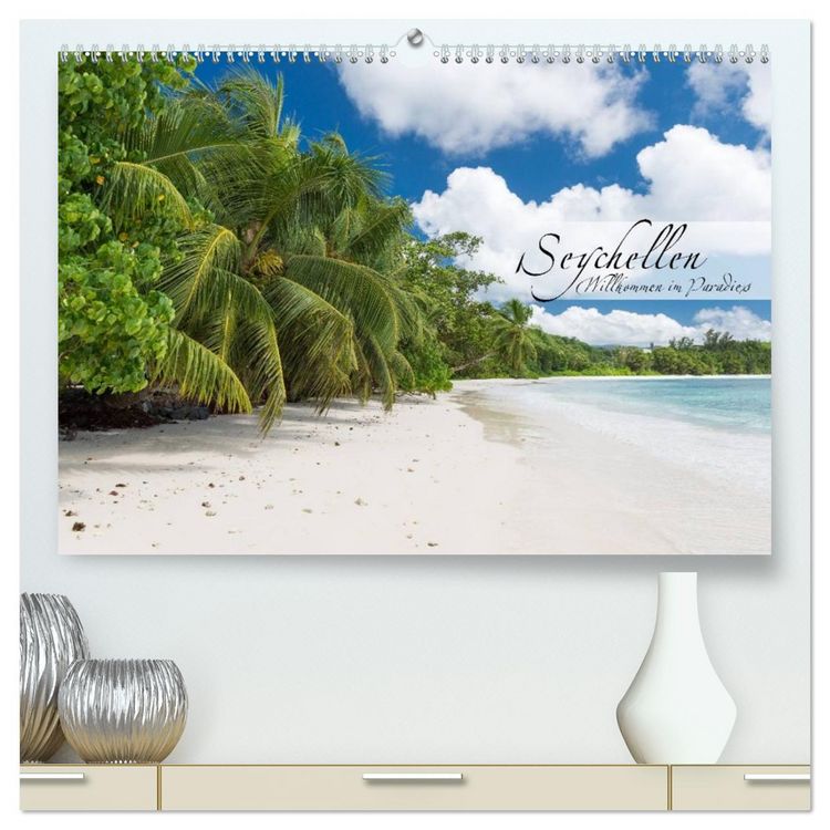 Produktbild: Seychellen - Willkommen im Paradies (hochwertiger Premium Wandkalender 2026 DIN A2 quer), Kunstdruck in Hochglanz