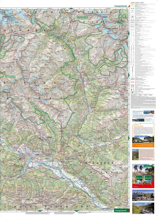 Produktbild: Freytag & berndt Wanderkarte WK 181 Kals - Matrei, Heiligenblut - Lienz 1:50.000