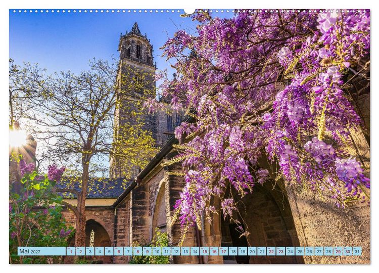 Produktbild: Magdeburger Dom 2027 (hochwertiger Premium Wandkalender 2027 DIN A2 quer), Kunstdruck in Hochglanz