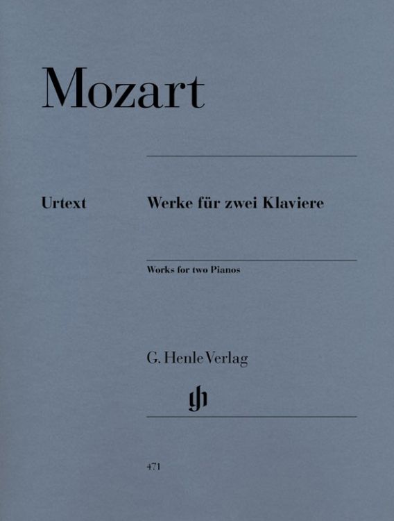 Produktbild: Wolfgang Amadeus Mozart - Werke f&uuml;r zwei Klaviere
