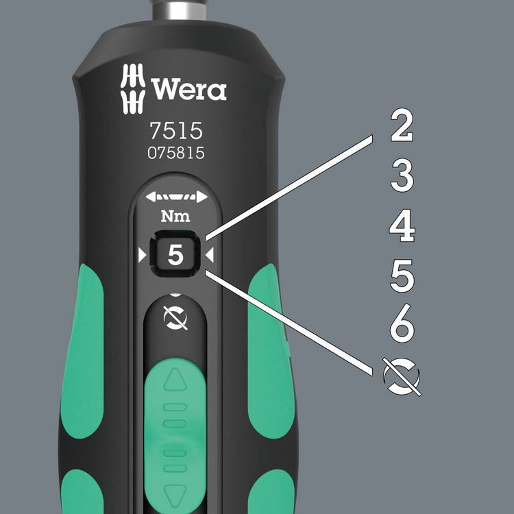 Produktbild: Wera 05075815001 Werkstatt Drehmoment-Schraubendreher 1/4\" (6.3 mm)
