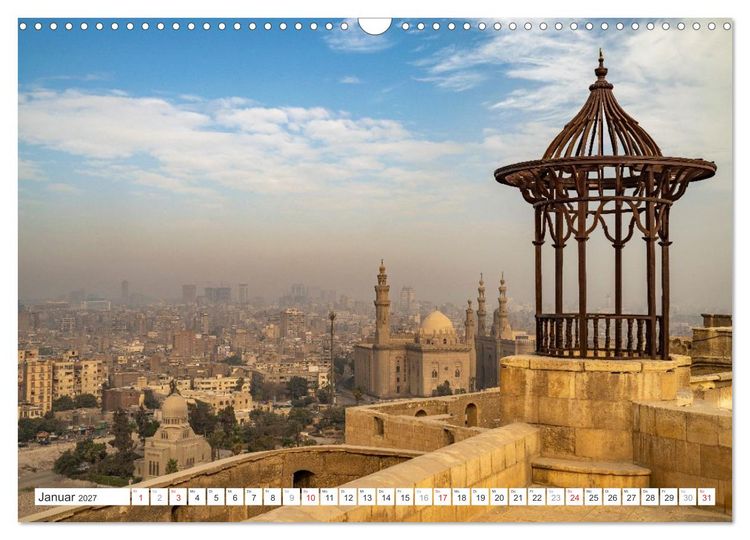 Produktbild: &Auml;gypten - Kairo + Gizeh (Wandkalender 2027 DIN A3 quer), CALVENDO Monatskalender