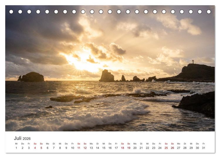 Produktbild: Guadeloupe, Trauminsel der Franz&ouml;sische Antillen (Tischkalender 2026 DIN A5 quer), CALVENDO Monatskalender