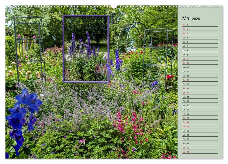 Produktbild: Gartenschau in Erfurt (Wandkalender 2026 DIN A2 quer), CALVENDO Monatskalender