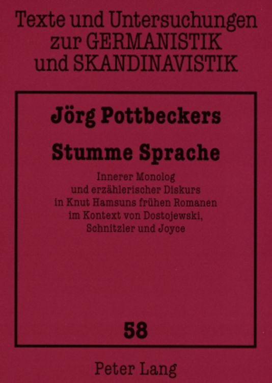Produktbild: Stumme Sprache