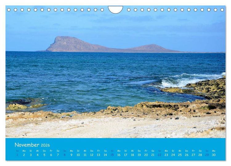Produktbild: Cabo verde Inselgefl&uuml;ster - Ilha do Sal (Wandkalender 2026 DIN A4 quer), CALVENDO Monatskalender