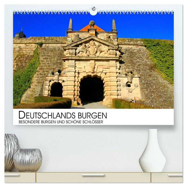 Produktbild: Deutschlands Burgen - besondere Burgen und sch&ouml;ne Schl&ouml;sser (hochwertiger Premium Wandkalender 2026 DIN A2 quer), Kunstdruck in Hochglanz